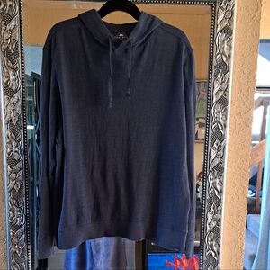 FAHERTY XL Navy Blue Hoodie